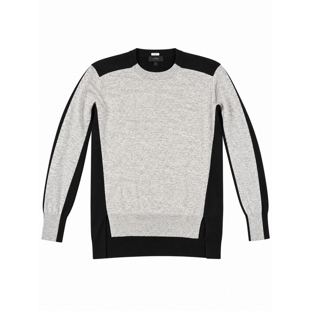 j crew wool sweater black gray colorblack Xs